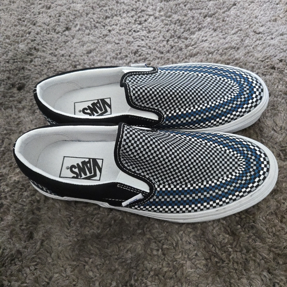 Vans Classic Slip On Checkered Multi Women Size 8 102025 - Picture 6 of 7